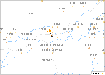 map of Jenta