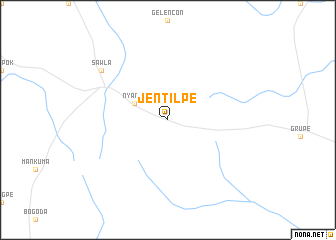 map of Jentilpe