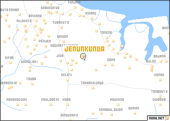 map of Jenun Kunda