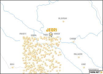 map of Jeori