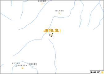 map of Jepilali