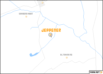 map of Jeppener