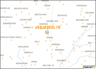 map of Jeqjeq-e ‘Olyā