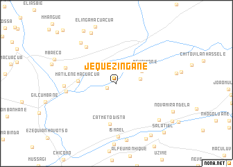 map of Jeque Zingane
