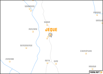 map of Jeque