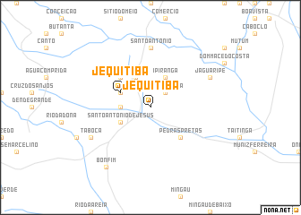 map of Jequitibá