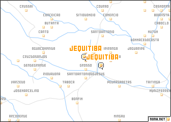 map of Jequitibá