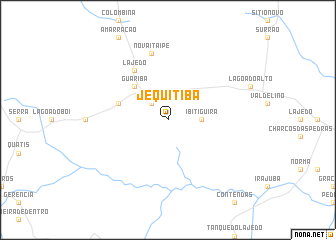 map of Jequitibá