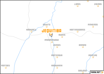 map of Jequitibá