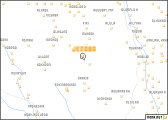 map of Jeraba