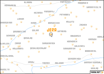 map of Jerā