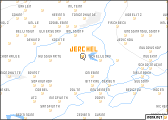 map of Jerchel