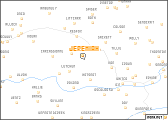 map of Jeremiah