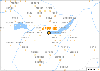 map of Jeremia