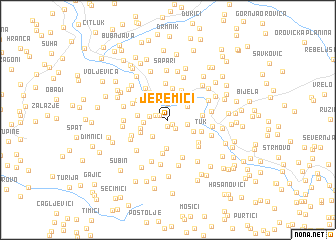 map of Jeremići