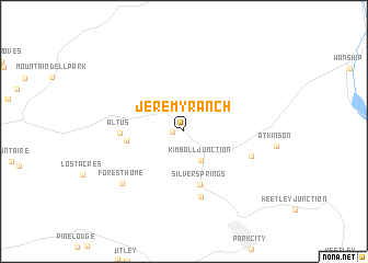 map of Jeremy Ranch