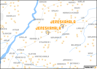 map of Jereska Mala