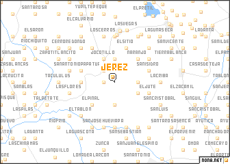 map of Jerez