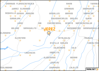 map of Jerez