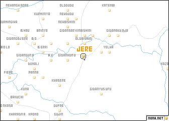 map of Jere