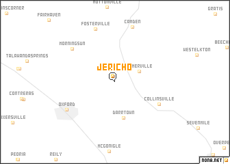 map of Jericho