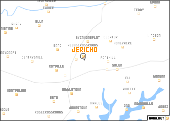 map of Jericho