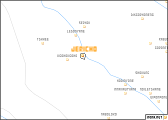 map of Jericho