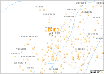 map of Jericó