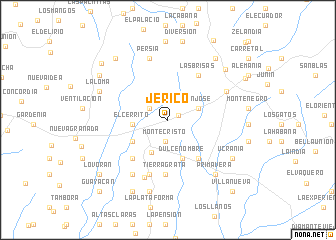 map of Jericó