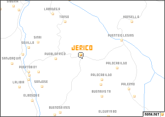 map of Jericó