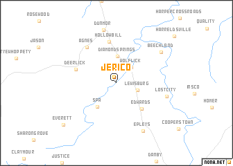 map of Jerico