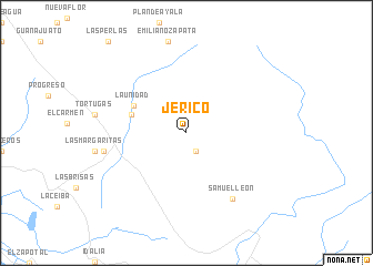 map of Jericó
