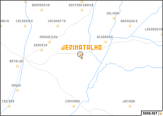 map of Jerimatalho