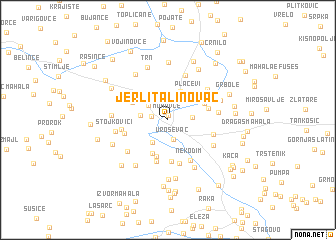 map of Jerli Talinovac