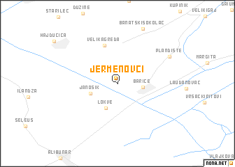 map of Jermenovci