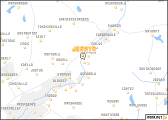 map of Jermyn