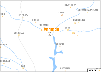 map of Jernigan