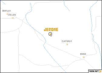 map of Jerome