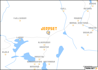 map of Jerpset