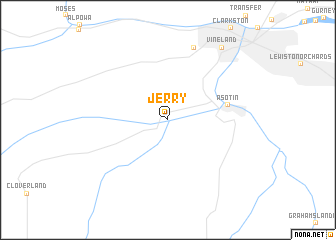 map of Jerry