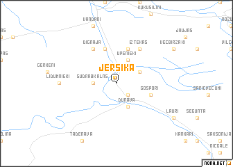 map of Jersika