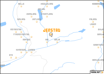 map of Jerstad