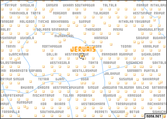 map of Jeruāis