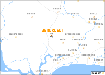 map of Jeruklegi