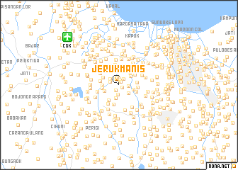 map of Jerukmanis