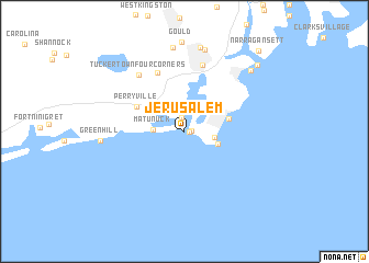 map of Jerusalem