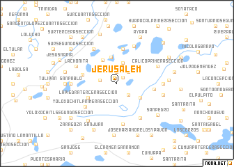 map of Jerusalem