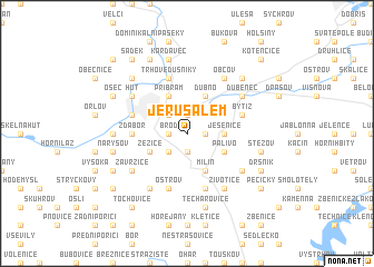 map of Jerusalem