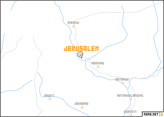 map of Jerusalem