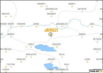 map of Jeruži